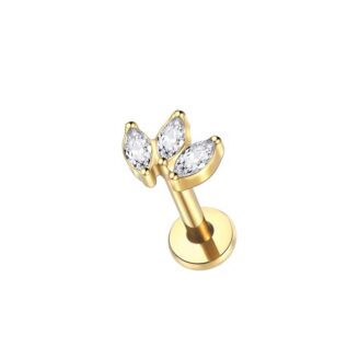Three leaf studs